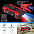 Car Jump Starter Booster 800A Peak 28000mAh 12V Battery Charger Up To 6.0L Gas Or 3.0L Diesel Engine With LCD Screen 4 Modes LED Flashlight